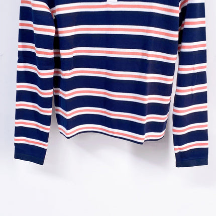 PRADA 26S LONG-SLEEVE KNIT POLO TOP 1332