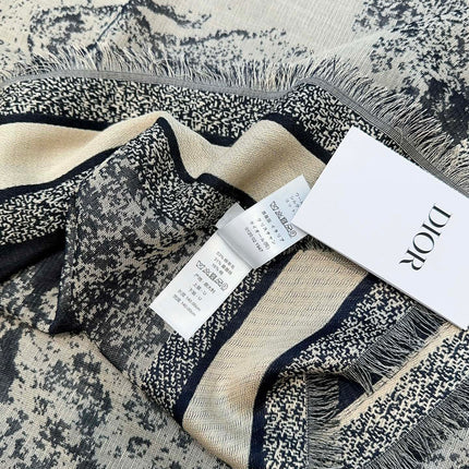 DIOR 26S SCARF 140 IN CASHMERE AND SILK 513542