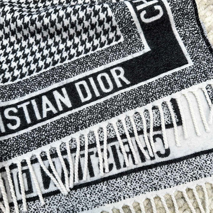 DIOR 26S SCARF 140 IN WOOL AND CASHMERE 509311