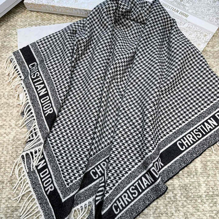 DIOR 26S SCARF 140 IN WOOL AND CASHMERE 509311
