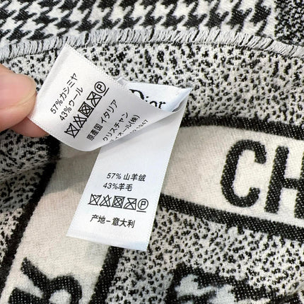 DIOR 26S SCARF 140 IN WOOL AND CASHMERE 509311