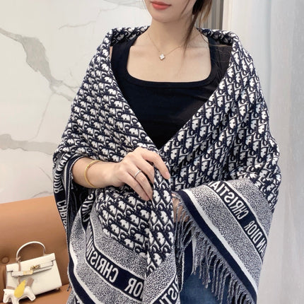 DIOR 26S SCARF 140 IN WOOL AND CASHMERE 509305