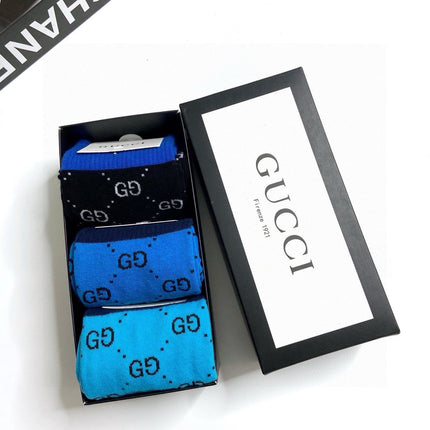 GUCCI 26S MID-CREW SOCKS 405364 (1 BOX)
