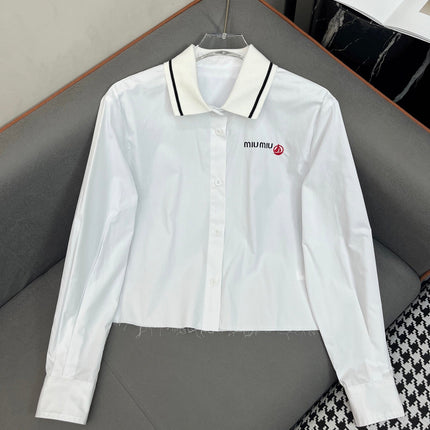 MIUMIU LONG-SLEEVE SHIRT 214505