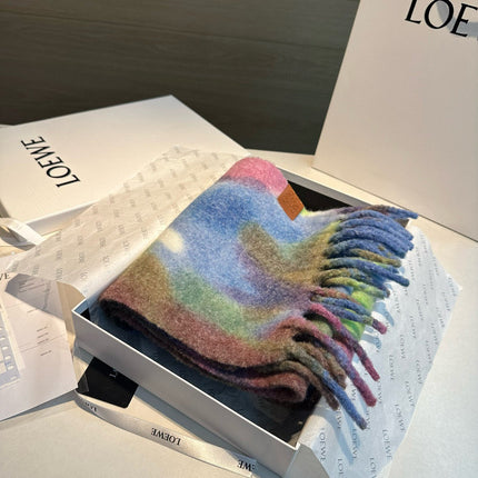 LOEWE 26S SCARF 185 IN WOOL MOHAIR 496422