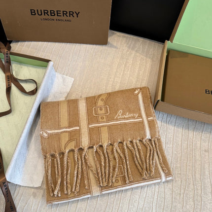 BURBERRY 26S SCARF 180 IN CASHMERE 510944