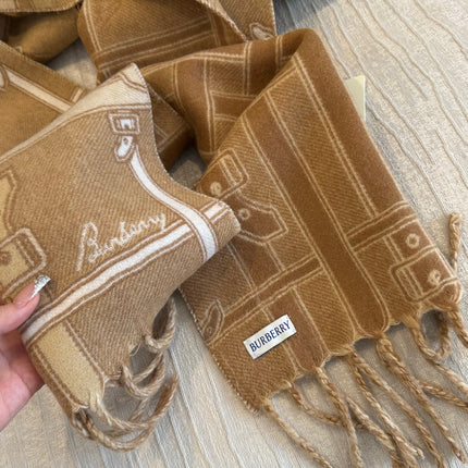 BURBERRY 26S SCARF 180 IN CASHMERE 510944
