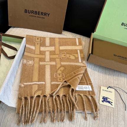 BURBERRY 26S SCARF 180 IN CASHMERE 510944