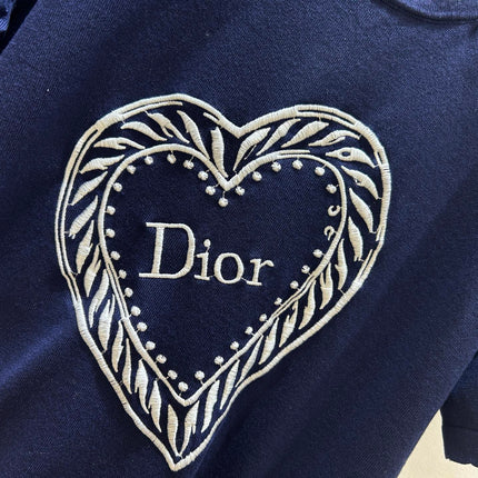DIOR 26S SHORT-SLEEVE KNIT TOP 1703