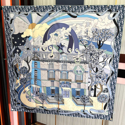 DIOR 26S SCARF 90 IN SILK 427294