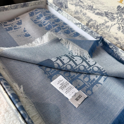 DIOR 26S SCARF 120 IN CASHMERE AND SILK 427390
