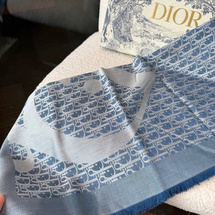 DIOR 26S SCARF 120 IN CASHMERE AND SILK 427390