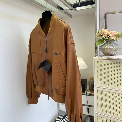 PRADA 26S LEATHER JACKET 1074