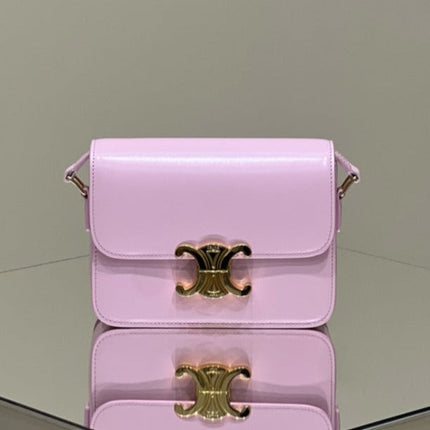 MINI CLAUDE 22 SHINY CALFSKIN LIGHT PINK