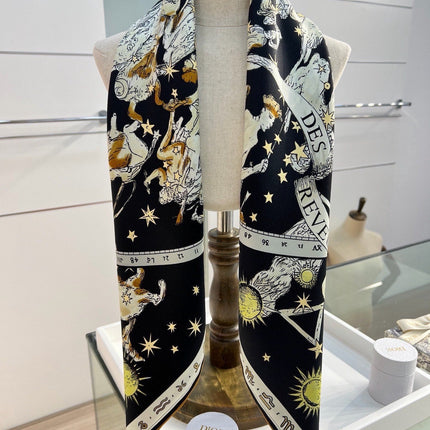 DIOR 26S SCARF 90 IN SILK 416824