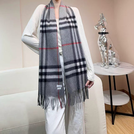 BURBERRY 26S SCARF 168 IN CASHMERE 513377