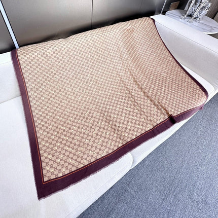 GUCCI 26S SCARF 140 IN CASHMERE 504515