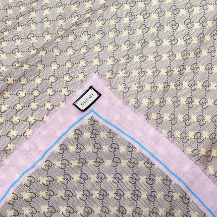 GUCCI 26S SCARF 140 IN CASHMERE 504516