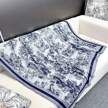 DIOR 26S SCARF 140 IN CASHMERE AND SILK 427199