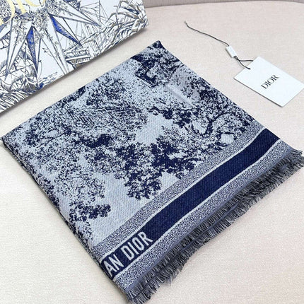 DIOR 26S SCARF 140 IN CASHMERE AND SILK 427199