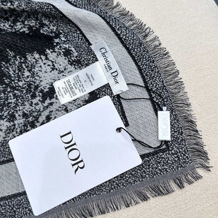 DIOR 26S SCARF 140 IN CASHMERE AND SILK 427200