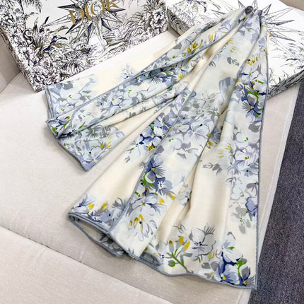 DIOR 26S SCARF 140 IN SILK AND CASHMERE 511151