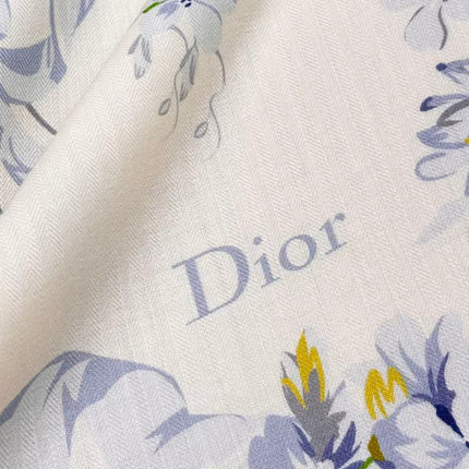 DIOR 26S SCARF 140 IN SILK AND CASHMERE 511151