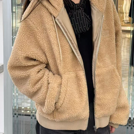 CELINE 26S HOODED SHERPA JACKET 691