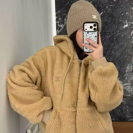 CELINE 26S HOODED SHERPA JACKET 691