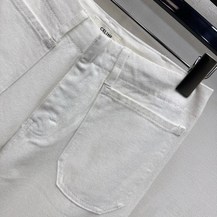 CELINE 26S HIGH-WAIST WIDE-LEG JEANS 649