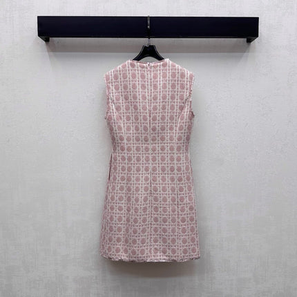DIOR 26S TWEED SLEEVELESS MINI DRESS 1747