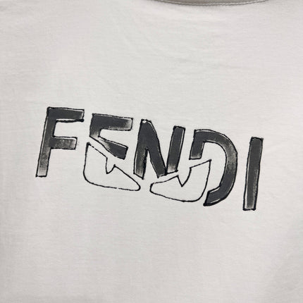 FENDI 26S SHORT-SLEEVE CREWNECK T-SHIRT 576