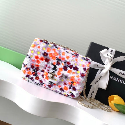 CHANEL 26S CLASSIC FLAP BAG 21 IN MULTICOLOR SEQUINS STYLE 4