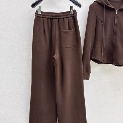 ALO 26S ZIP-UP HOODIE AND FLARED PANTS SET 377