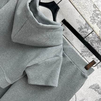 Loewe 25 Sweatshirt Suit Gray Cotton